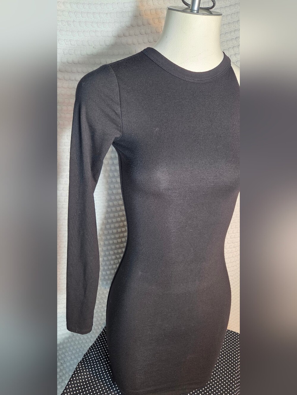 Naked Wardrobe Black One Sleeve Bodycon Dress - Picture 2 of 6